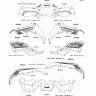 Brute Force 650 4x4 (KVF650-D9F) Наклейки (черный)
