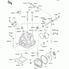 Bayou 250 (KLF250-A9F) Головка цилиндра