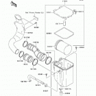 Prairie 360 (KVF360-B9F) Воздухозаборник