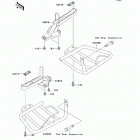 Bayou 250 (KLF250-A9F) Подножки
