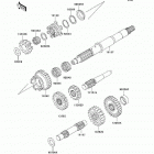 KFX700 (KSV700-A9F) Трансмиссия