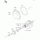 Brute Force 650 4x4i (KVF650-F8F) Recoil starter(-vf650ae640351)