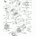Brute Force 650 4x4i (KVF650-F8F) Головка цилиндра