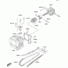 KFX50 (KSF50-B9F) Коленвал и поршни
