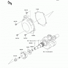 Brute Force 650 4x4 Hardwoods Green HD (KVF650-E7F) Recoil starter(-vf650ae640351)