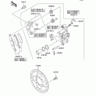 KFX700 (KSV700-A9F) Передний тормоз