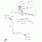 KFX50 (KSF50-B9F) Главный тормозной цилиндр,передний