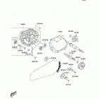 KFX50 (KSF50-B9F) Валы и вилки переключения передач