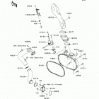 Brute Force 650 4x4i (KVF650-F8F) Крышка вариатора