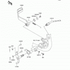 KFX700 (KSV700-B6F) Педаль тормоза