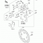 Prairie 360 (KVF360-B9F) Передний тормоз