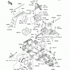 Brute Force 650 4x4i (KVF650-F8F) Рама ,крепежные детали