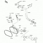 Prairie 360 (KVF360-B9F) Крышка вариатора