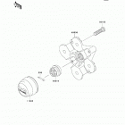 Brute Force 650 4x4i (KVF650-F8F) Переднее колесо