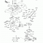Brute Force 650 4x4 Hardwoods Green HD (KVF650-E7F) Заднее крыло
