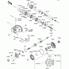 Brute Force 650 4x4 Hardwoods Green HD (KVF650-E7F) Карданный вал - задний