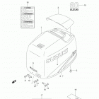 DF70THL Engine Cover (model:98%02)