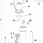 E40DTLIIA Trim & tilt hydraulic assembly