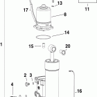 E15DHTLIIC Trim & tilt hydraulic assembly