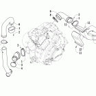 TRV 550 H1 Корпус и патрубки охлаждения
