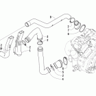 650 H1 Mud Pro Корпус и патрубки охлаждения