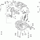 1000 Mud Pro Головка цилиндров и распределительный вал