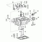 700 Diesel Cylinder head, valve train, and related assembly