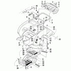 700 TRV Cruiser Задний багажник ,крыло и подножки