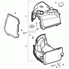 90 DVX Engine shroud assembly