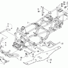 TBX 700 Frame, taillight, and related parts