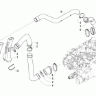 1000 Mud Pro Корпус и патрубки охлаждения