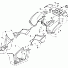 300 Utility Rear body and taillight assembly