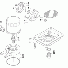 700 Mud Pro Oil filter / pump assembly (engine serial no. up to 0700...