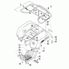 THUNDERCAT Задний багажник ,крыло и подножки