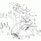 450 EFI Передний багажник крыло и фара
