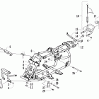 90 DVX Frame and related parts assembly