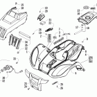 150 Front body panel and headlight assemblies