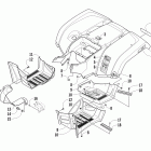 700 Diesel SD Заднее крыло и подножки