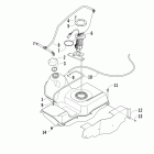 1000 Mud Pro Топливный бак