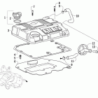 700 Diesel Rocker arm cover and breather system assemblies