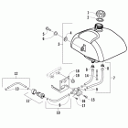90 DVX Топливный бак