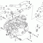 1000 TRV Двигатель и глушитель
