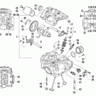 650 Головка цилиндров и распределительный вал