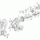 700 Diesel SD Timing belt and speed governor assemblies