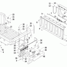 Prowler XTX Cargo box and tailgate assembly
