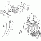 700 Diesel Oil pump and pan assembly