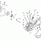 150 Right crankcase and cover assembly