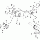 550s EFI Winch assembly (metallic gray)