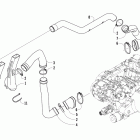 1000 Mud Pro Корпус и патрубки охлаждения