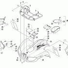 TRV 700s EFI Передний багажник крыло и фара